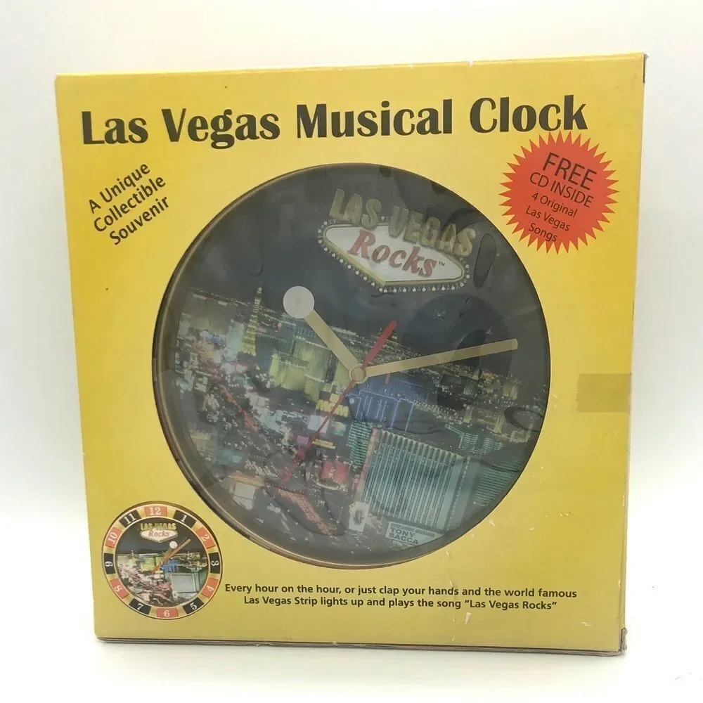 Las Vegas Musical. Clock Collectible
